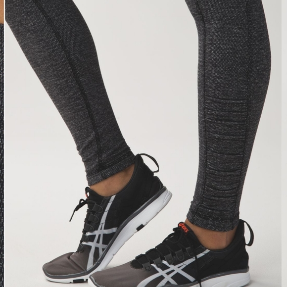 Lululemon Speed Tight IV *Rulu Mini Check Pique Black Heathered Black - Picture 5 of 13